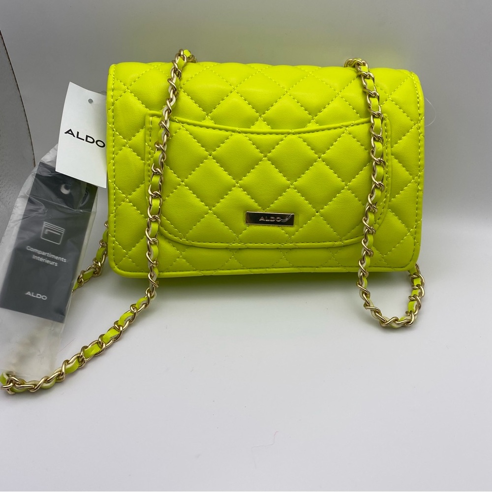 Aldo Neo Green Bressanvido Women's Crossbody Shoulder Strap Bags - Picture 8 of 12